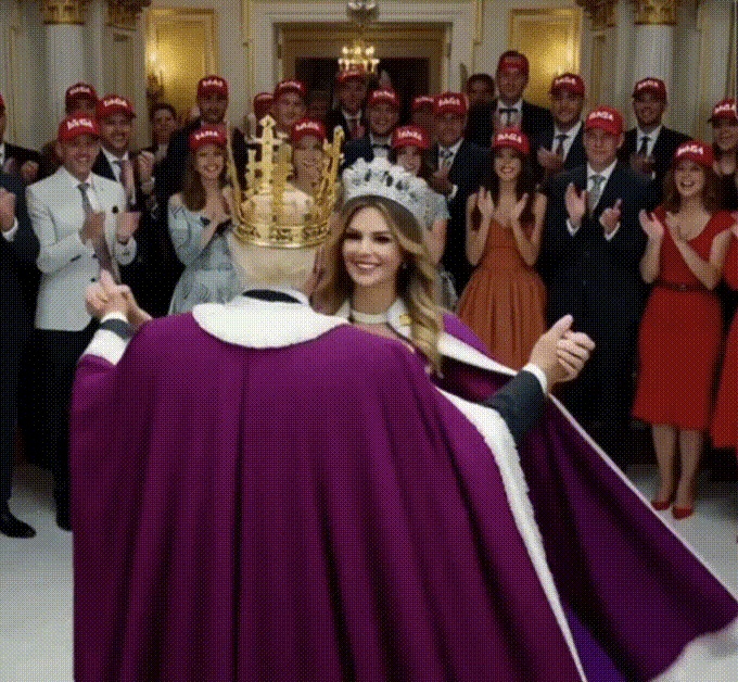 Vo chong ong Trump doi vuong mien vang khieu vu gay bao mang hinh anh