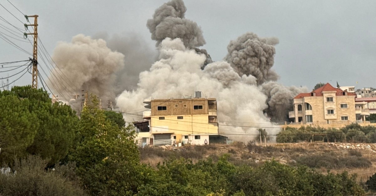 Israel khong kich Lebanon giua lenh ngung ban hinh anh