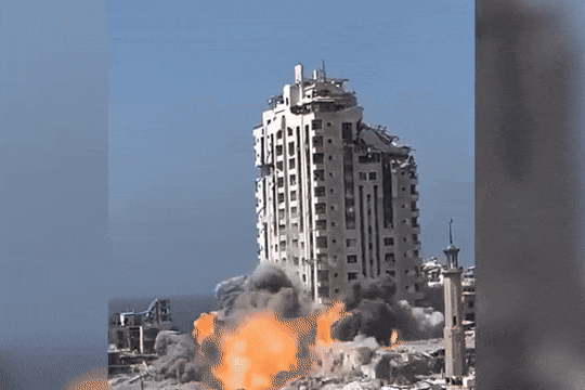 Israel dang san phang Gaza, 400 nguoi thiet mang hinh anh