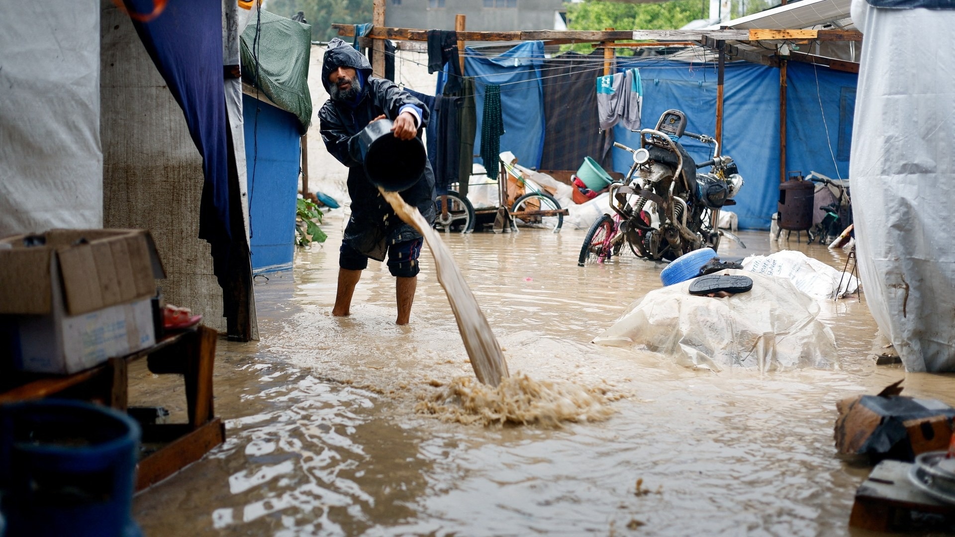 Mua dong khac nghiet o Gaza hinh anh