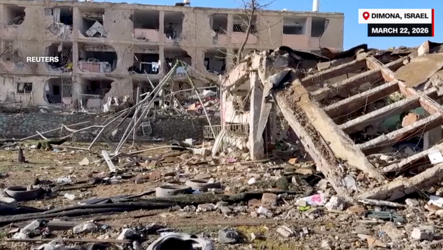 Ten lua Iran danh trung thanh pho mien Nam Israel hinh anh