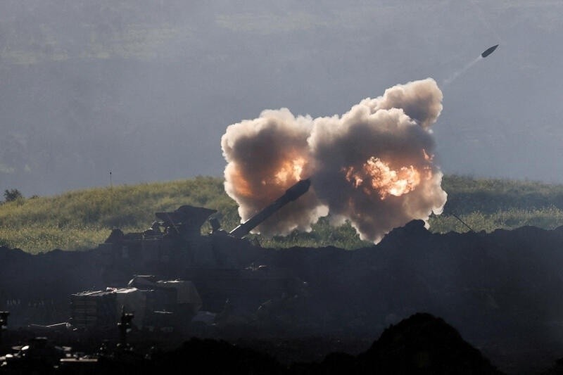 Iran tan cong thi tran dat co so hat nhan cua Israel hinh anh