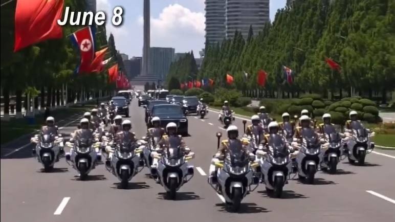 Trieu Tien to chuc le don chinh thuc Chu tich Trung Quoc Tap Can Binh hinh anh