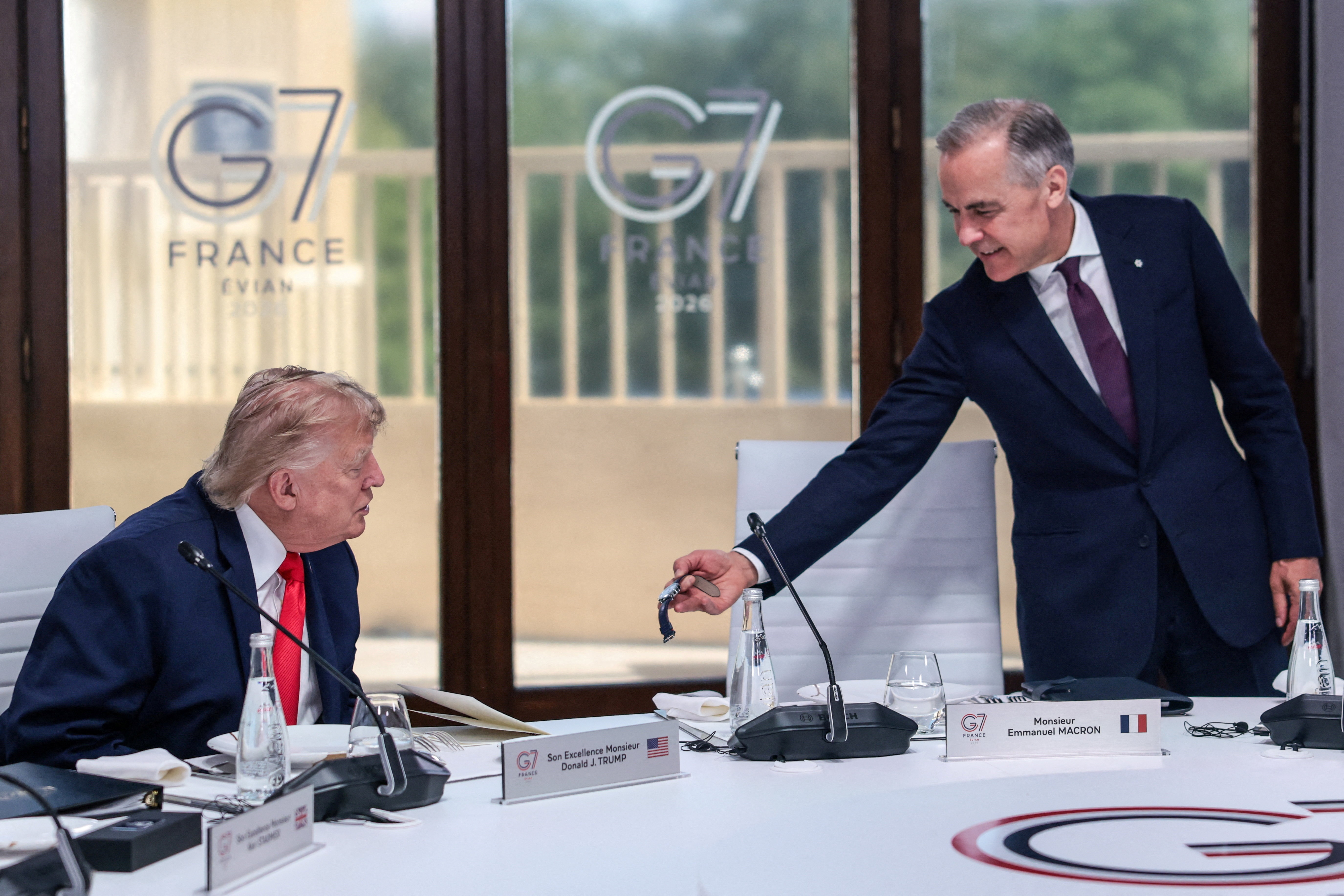 G7 truoc phep thu mang ten Trump hinh anh