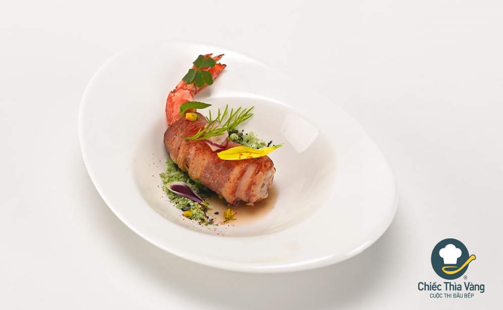 Chiec thia vang: Cach lam thit ba chi cuon tom hinh anh