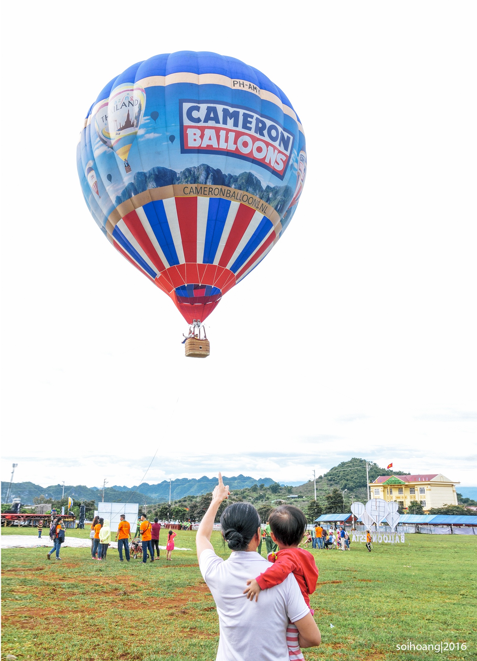 Khinh khí cầu Mộc Châu ảnh 2 Khinh khi cau Moc Chau anh 2