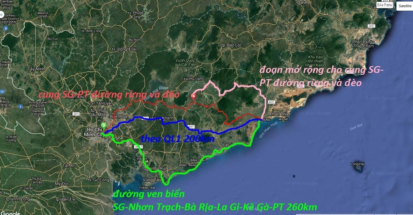 Cung duong rung Sai Gon Phan Thiet anh 1