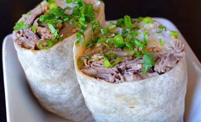 Mon banh pho burrito doc dao o My hinh anh