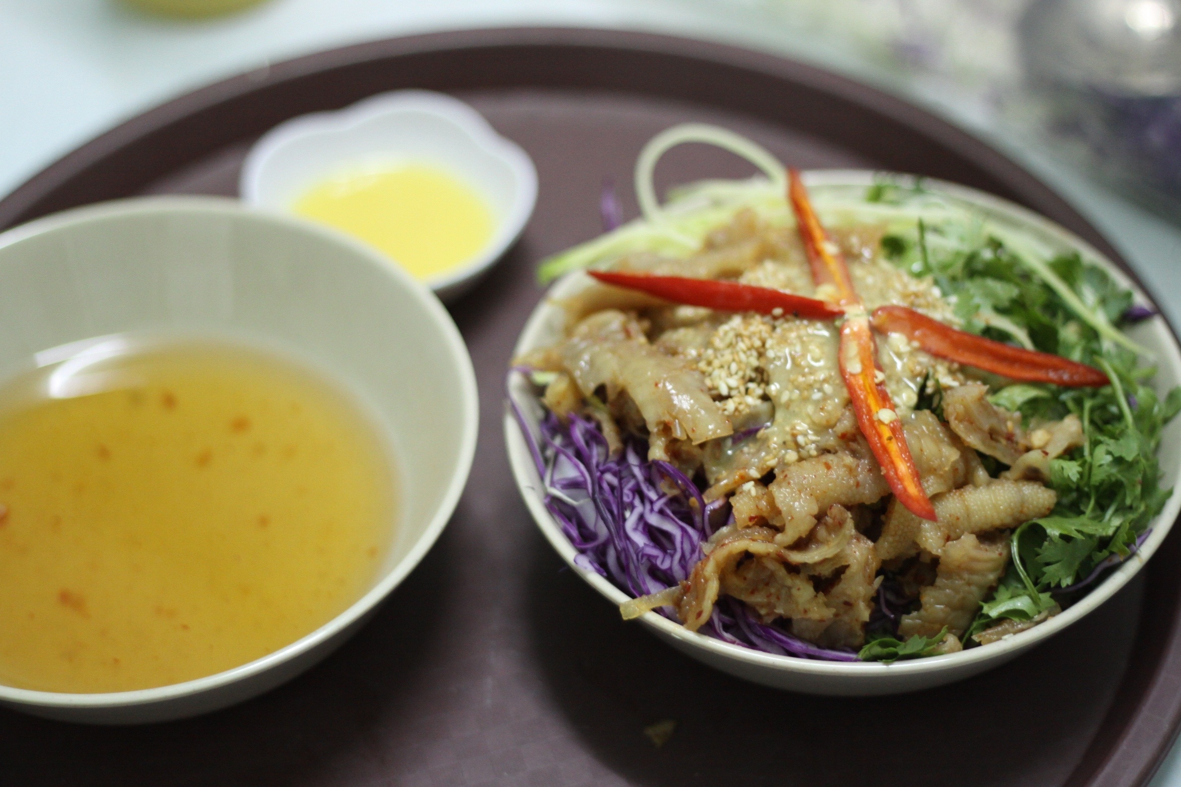 Nom chan ga la mieng o Ha Noi hinh anh