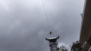 Truot  tren duong cap zipline dai nhat the gioi hinh anh