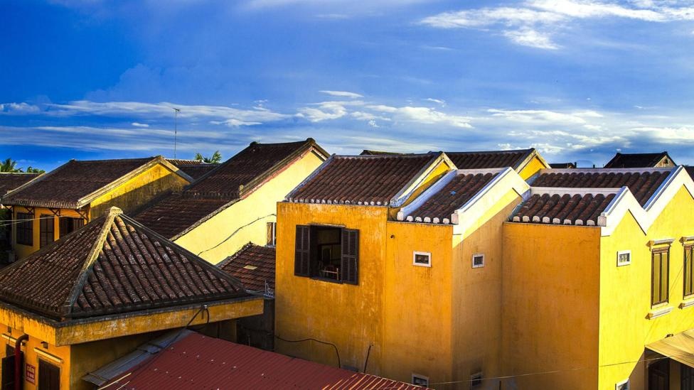 Nhung ngoi nha nhuom sac vang khu pho co Hoi An hinh anh