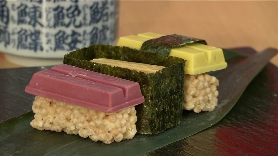 Chocolate sushi doc dao cho ngay Valentine hinh anh