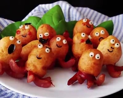 4 con vat ngo nghinh tu thuc pham theo phong cach Nhat Ban hinh anh