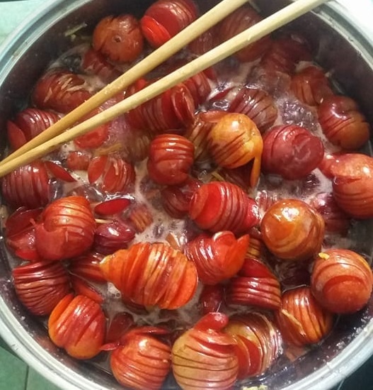 Cách làm siro mận hậu ảnh 2 Cach lam siro man hau anh 2