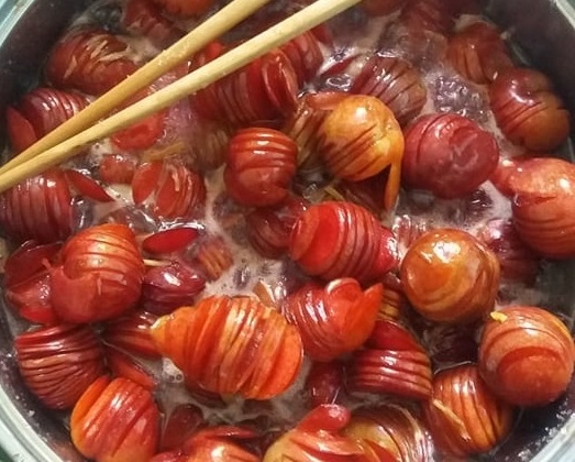 Mua man hau chin ro, lam siro man nhanh ma khong ton kem hinh anh