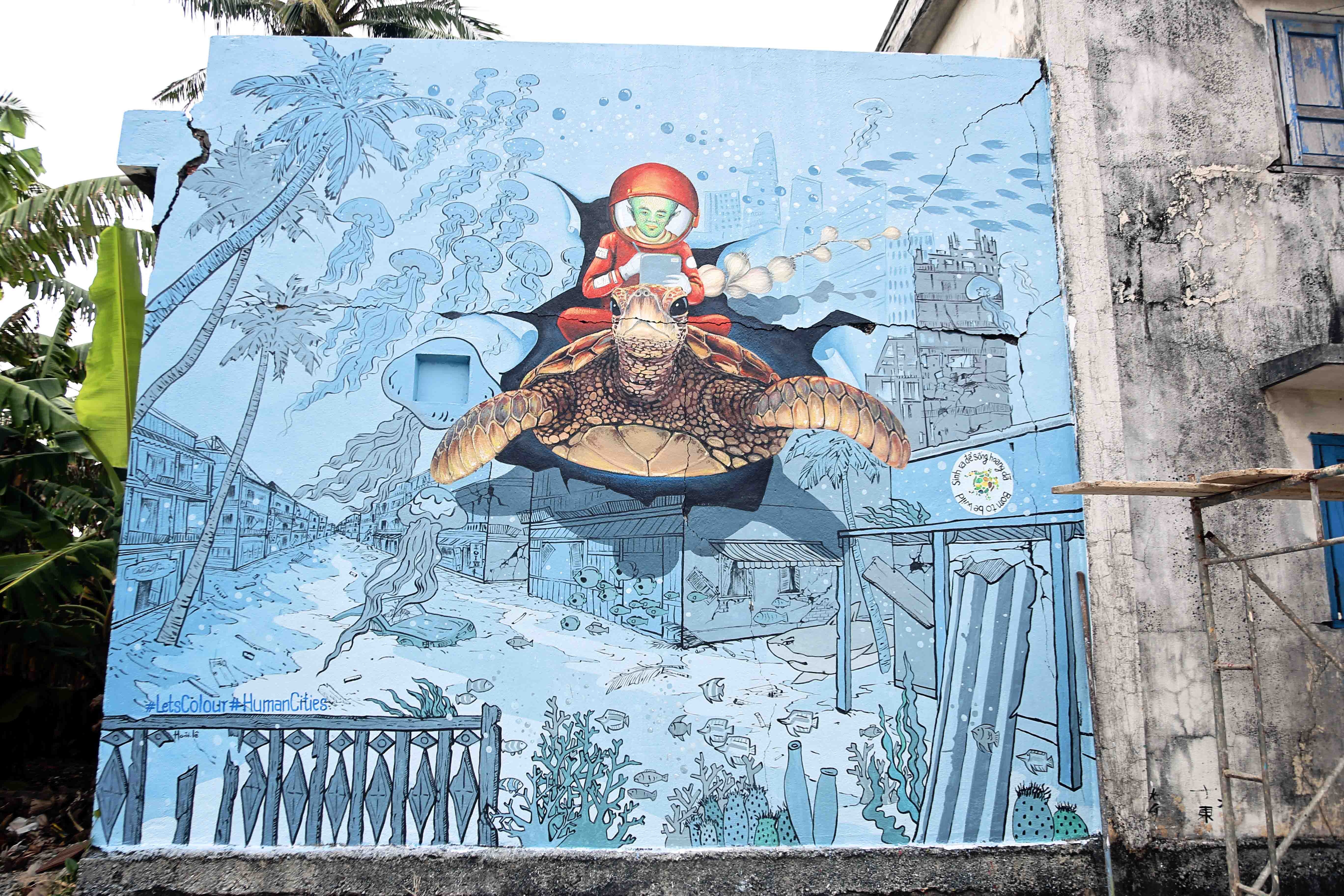 Lang bich hoa nhu dai duong thu nho o Ly Son hinh anh