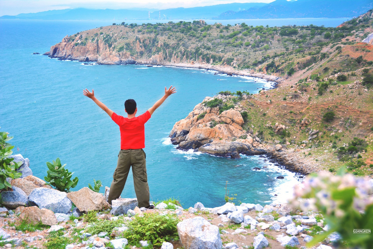 Cung duong bien Nam Trung Bo anh 7