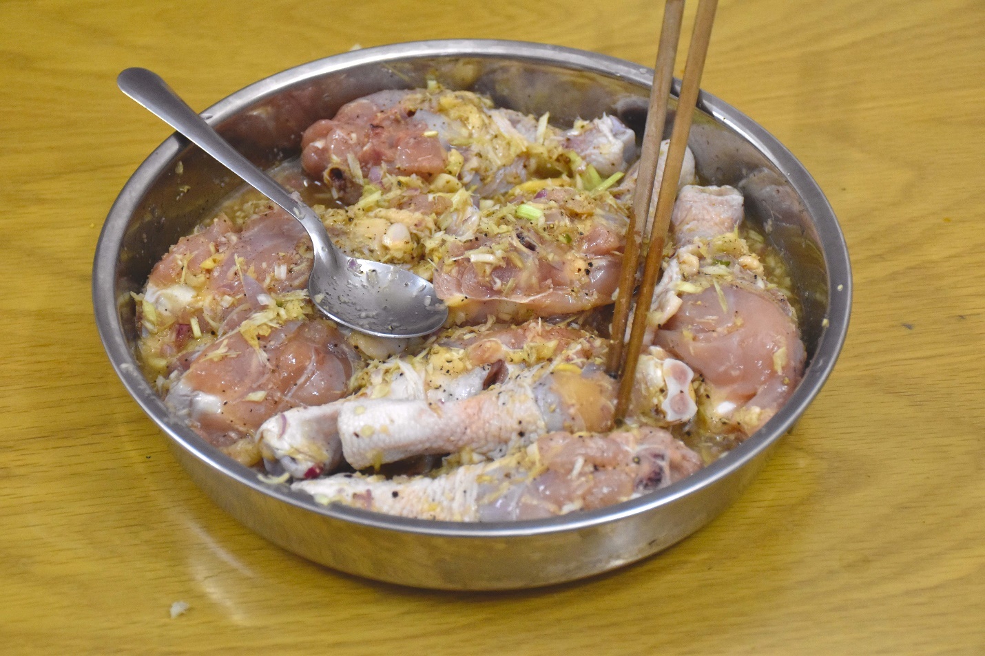 Gà ướp sốt sả nướng ảnh 2 Ga uop sot sa nuong anh 2