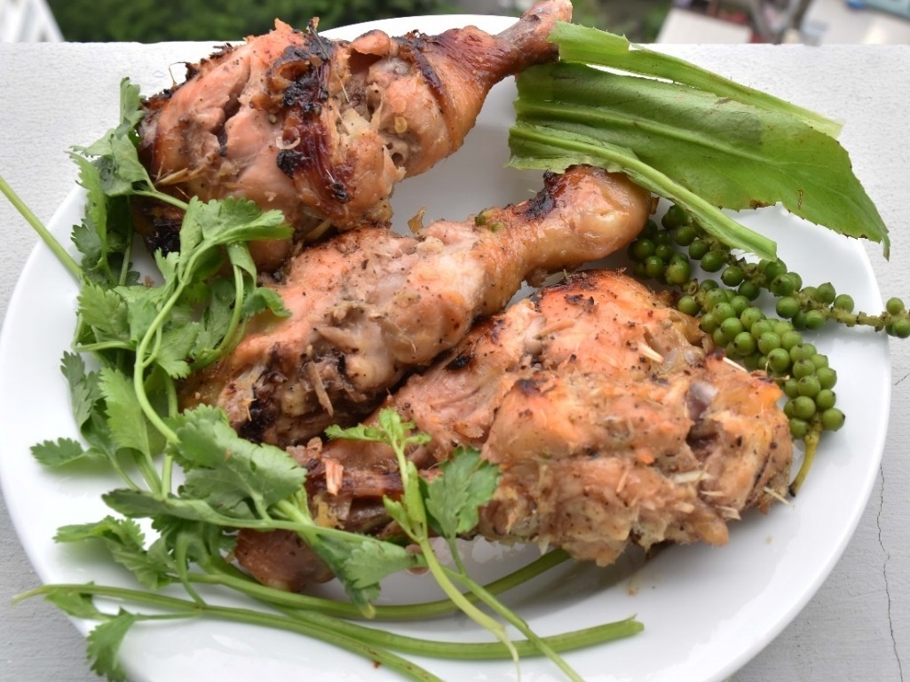 Cong thuc lam dui ga uop sot sa nuong hinh anh