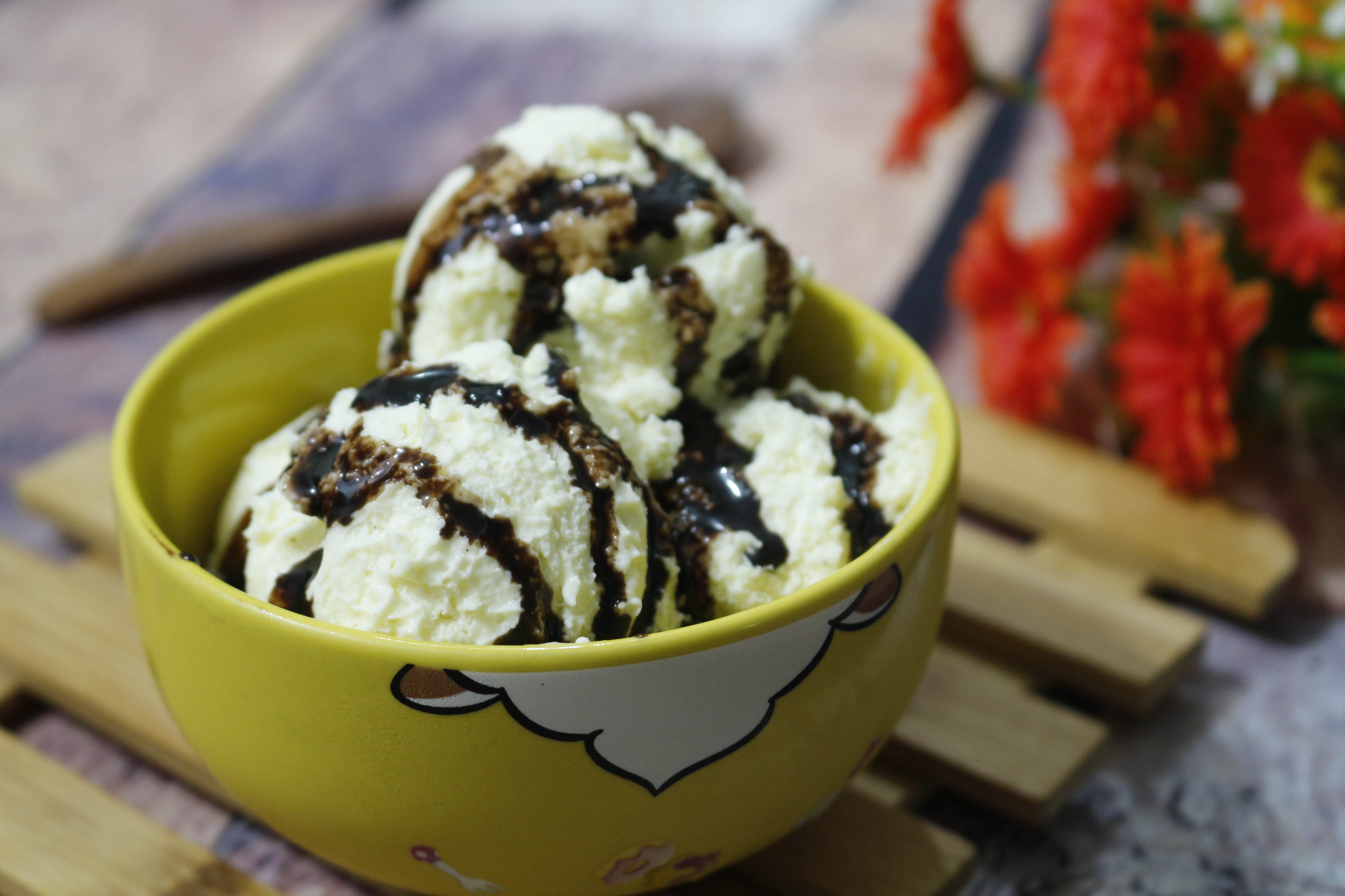 Cong thuc lam kem vani hinh anh