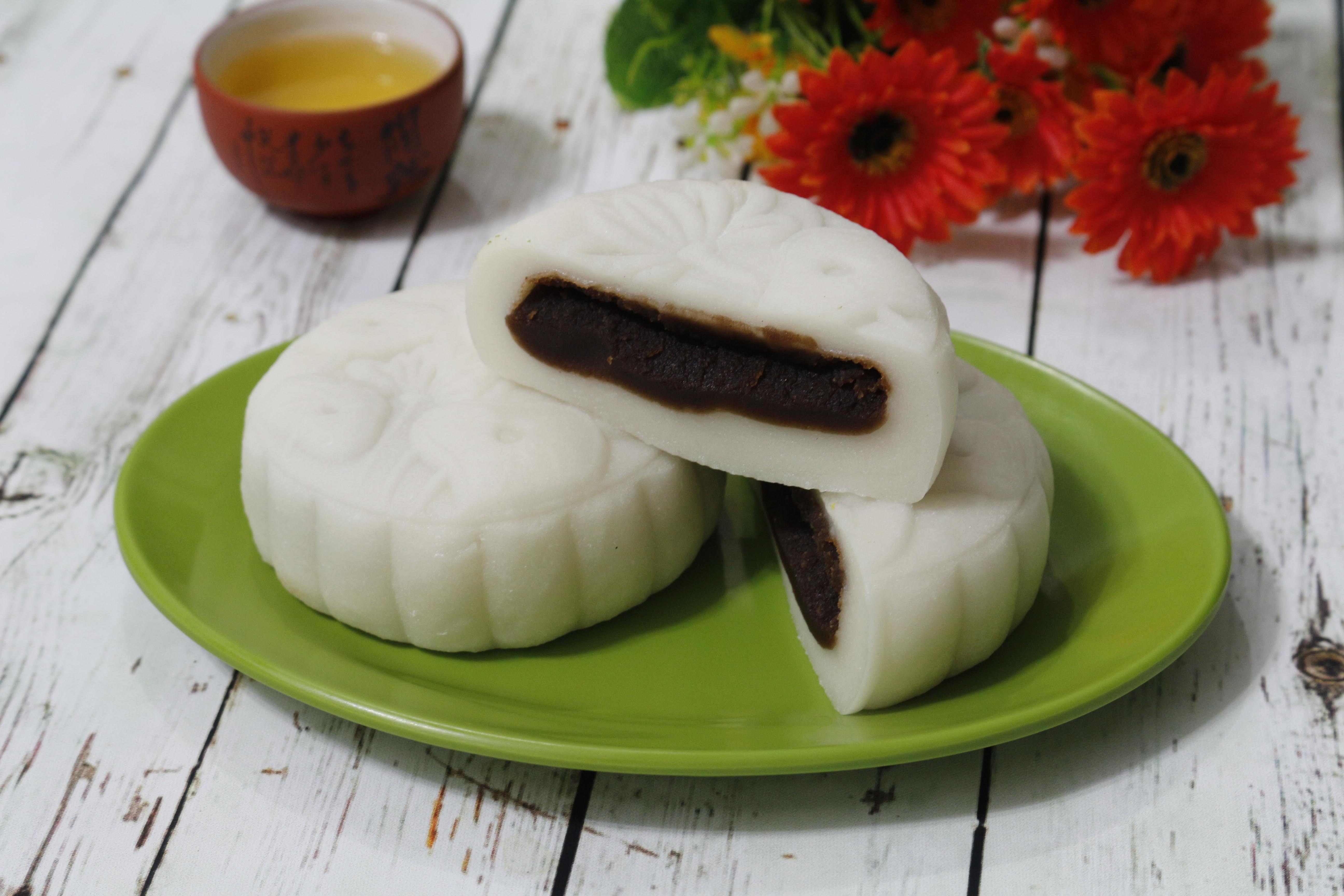 Tu lam banh deo nhan dau do don Trung thu hinh anh