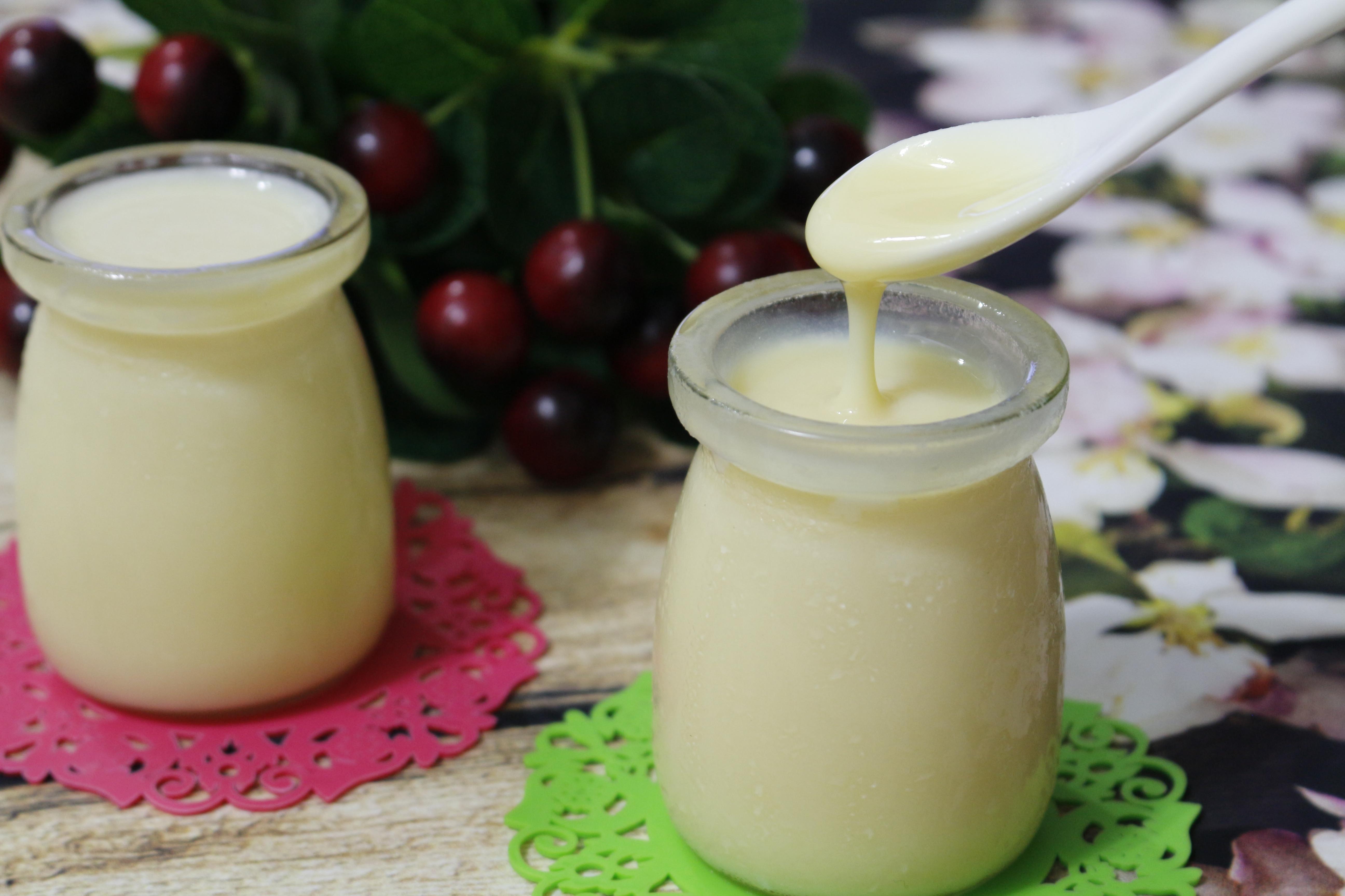 Cach lam sua dac don gian tu nguyen lieu co san hinh anh