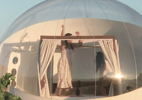 Khach san bong bong lang man hinh anh