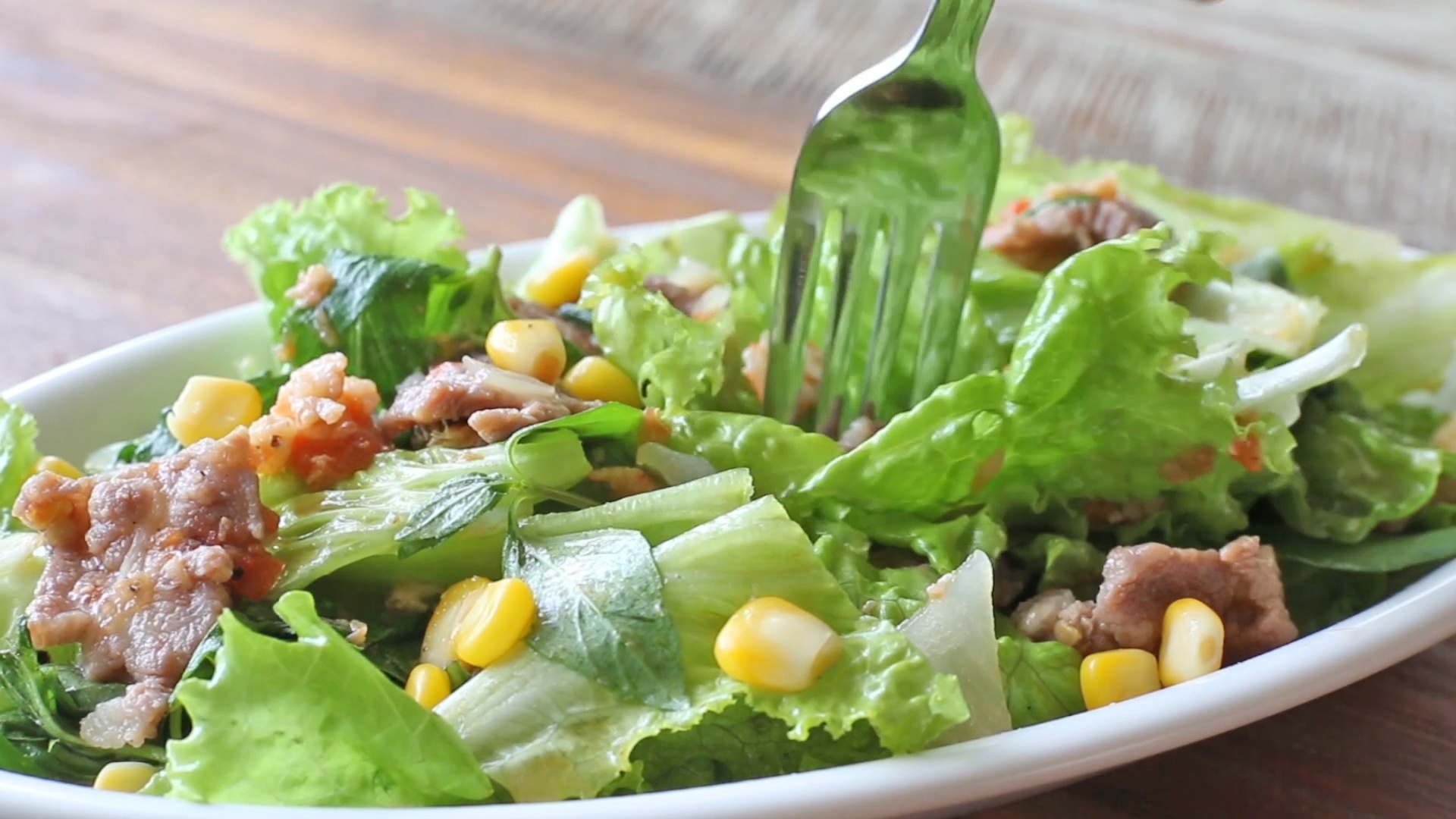 Cach lam salad rau tron tuoi ngon hinh anh