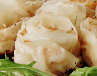 Banh tom hinh hoa hong hinh anh