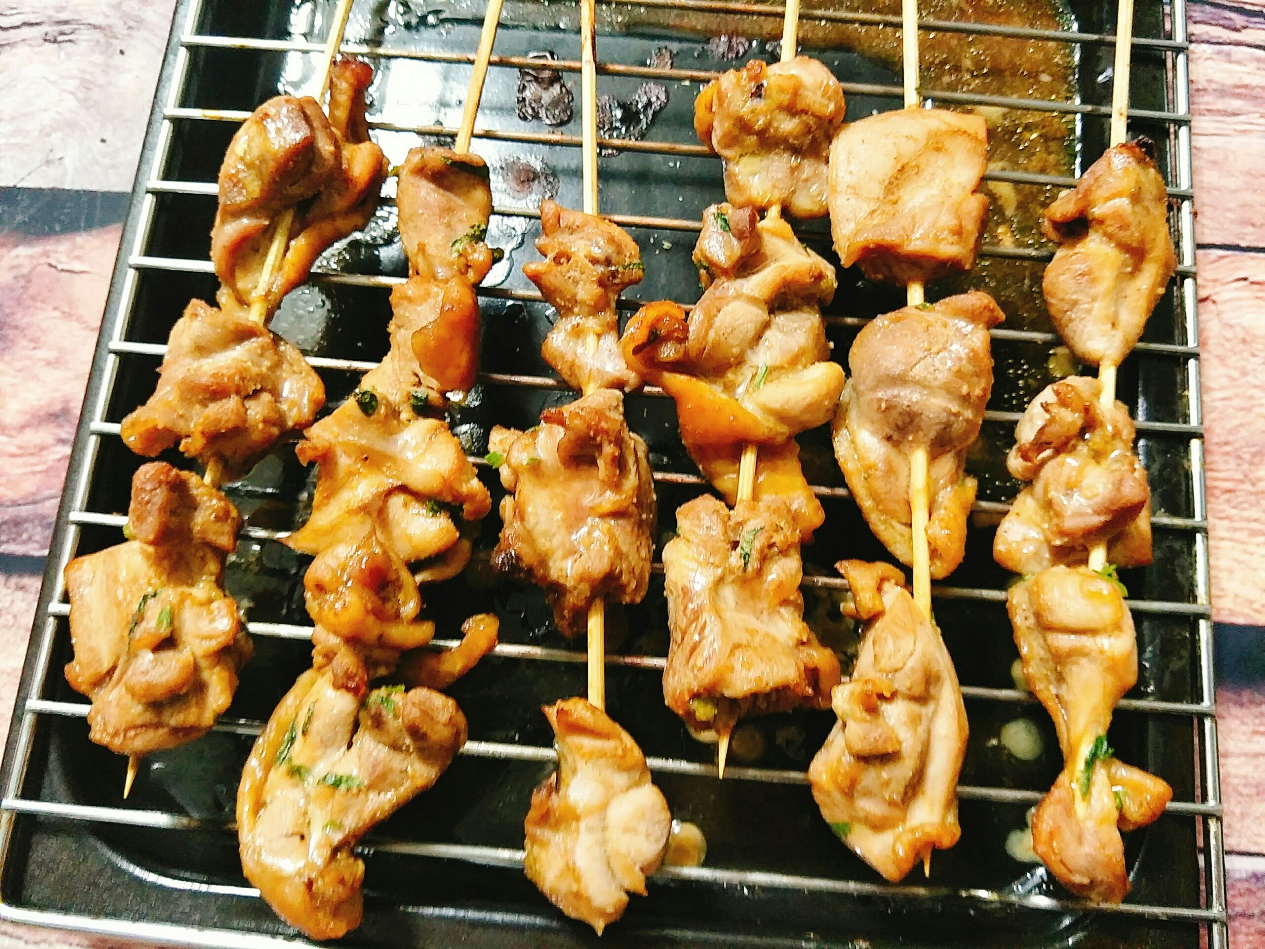 Thit ga nuong xien anh 6