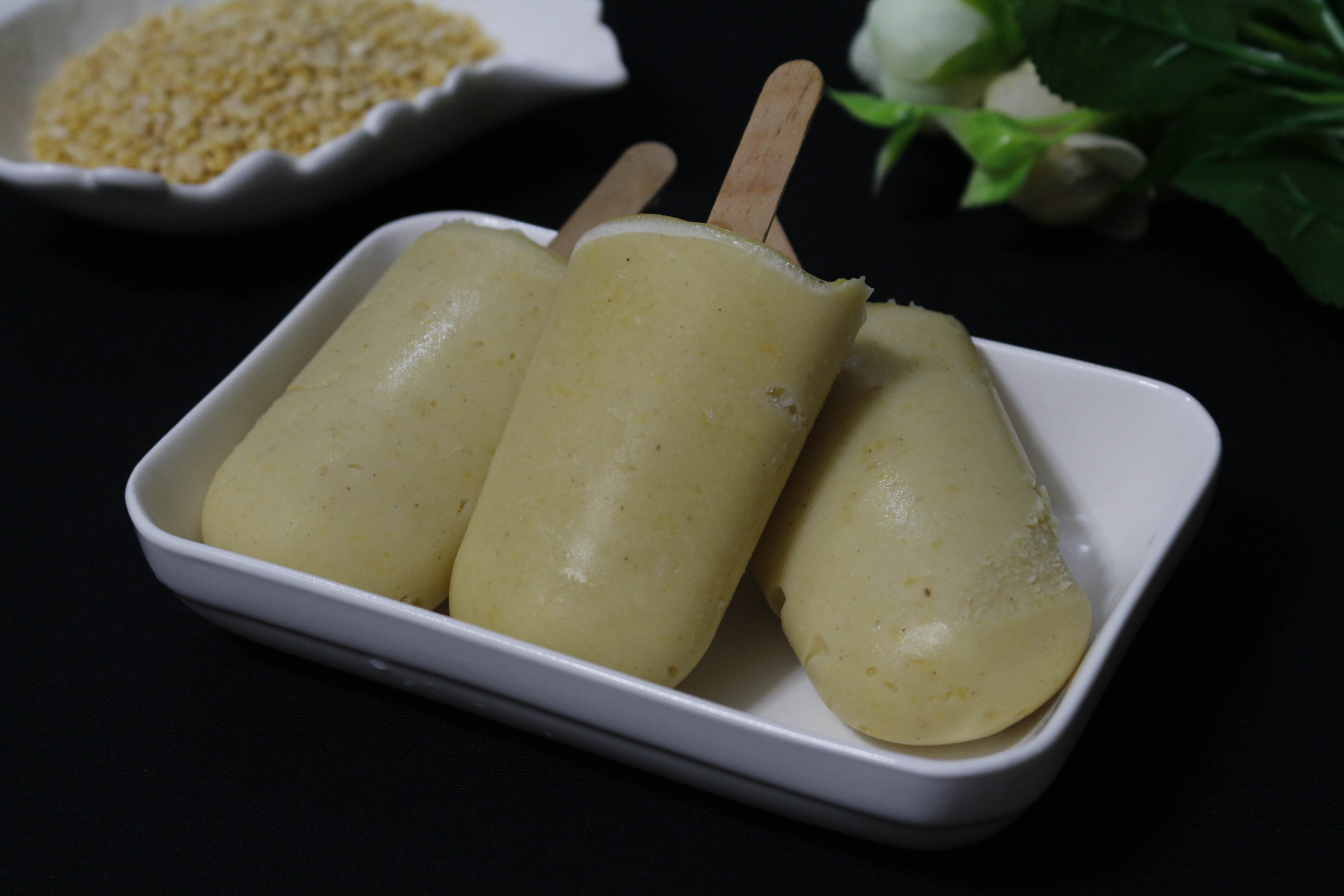 Cach lam kem dau xanh don gian ma van thom ngon hinh anh