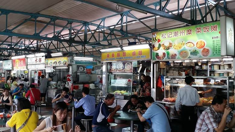 Khu cho am thuc lau doi co do an re nhat Singapore hinh anh