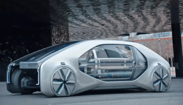 Xe taxi tu dong cua the he tuong lai hinh anh