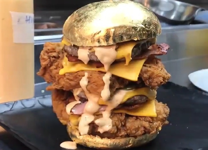 Cua hang cung cap loai banh humburger dat vang hinh anh