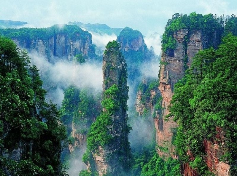 Chiem nguong tien canh 'ngoai hanh tinh' o Truong Gia Gioi hinh anh