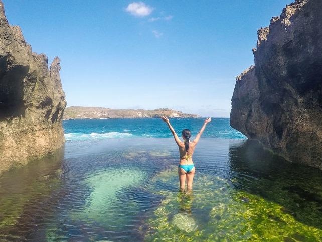 Be boi vo cuc ngoan muc cua thien nhien Indonesia hinh anh