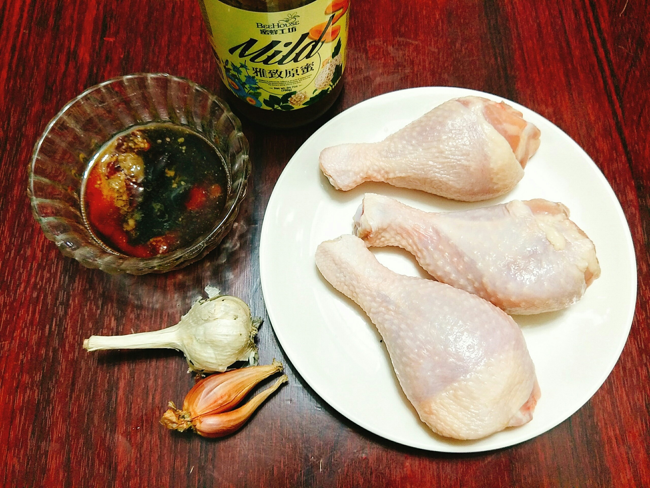 Dui ga nuong mat ong anh 1