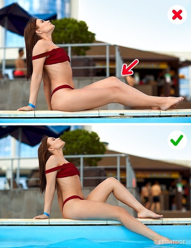 Cach tao dang ngoai bai bien,  be boi anh 1