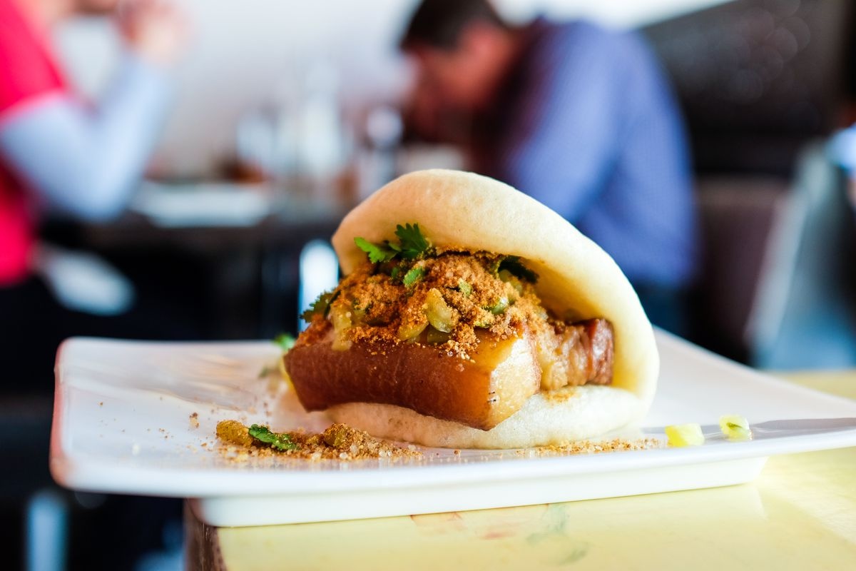 Dac san banh bao kep thit phai thu khi toi Dai Loan anh 3