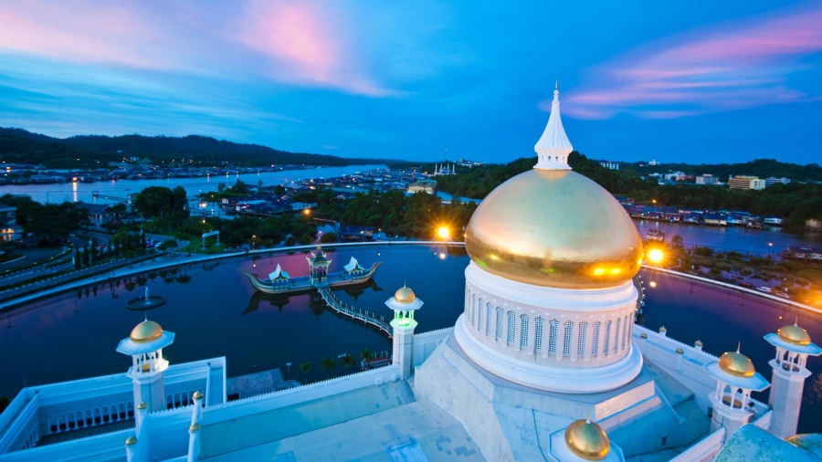 Ngoi lang noi giua thu do hoa le cua vuong quoc dau mo Brunei anh 2
