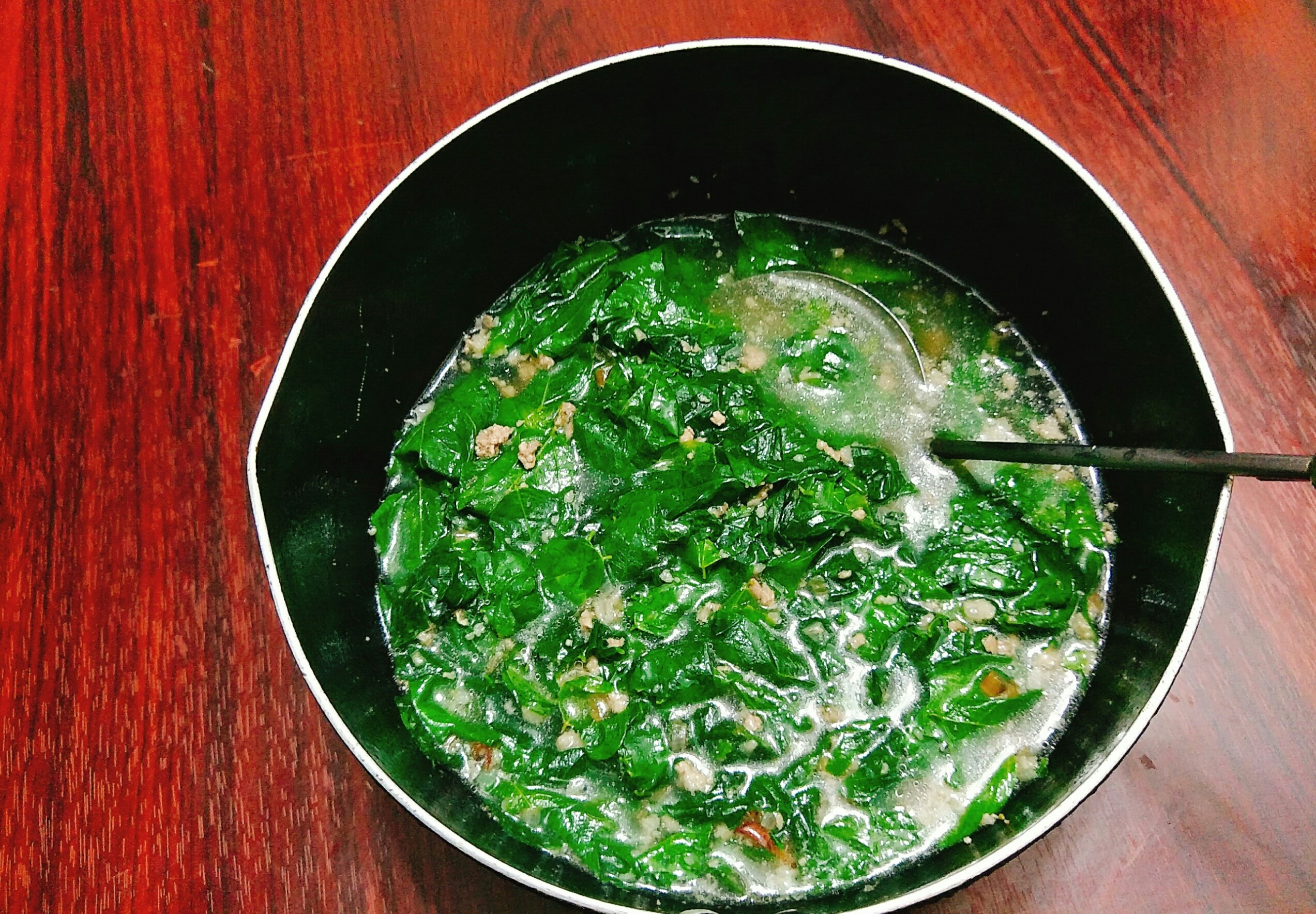 Canh thit bam nau rau ngot anh 4