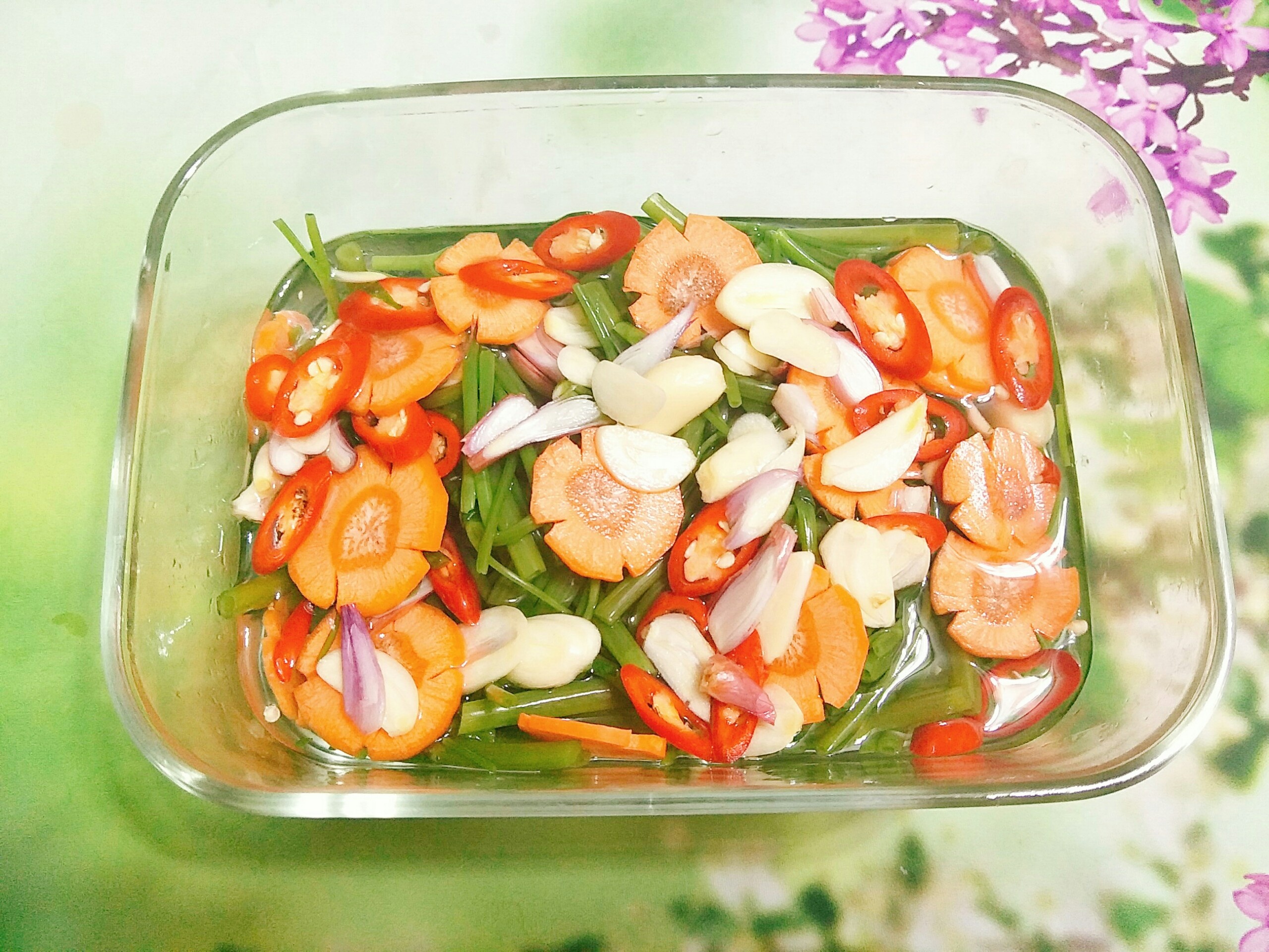 Rau muong ngam chua ngot anh 7