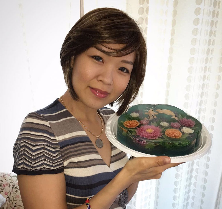 Nghệ sĩ làm thạch 3D ảnh 1 Nghe si lam thach 3D anh 1