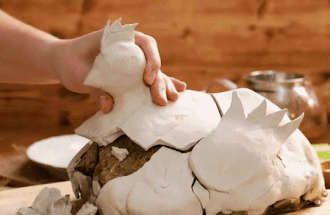 Cach lam ga boc la sen nuong dat set ngon chuan vi hinh anh