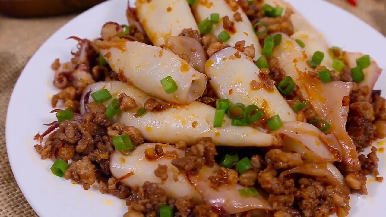 Toi nay an gi: Muc trung hap thit bam hinh anh