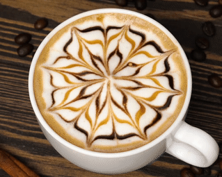 Cach tao hinh nghe thuat doc dao tren tach ca phe hinh anh