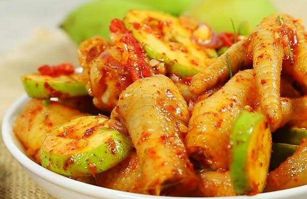 Tu lam chan ga xoc xoai non vua gion vua ngon hinh anh