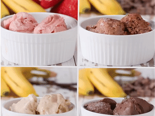 4 cach lam kem chuoi tuyet ngon cho ban ngay nghi le hinh anh