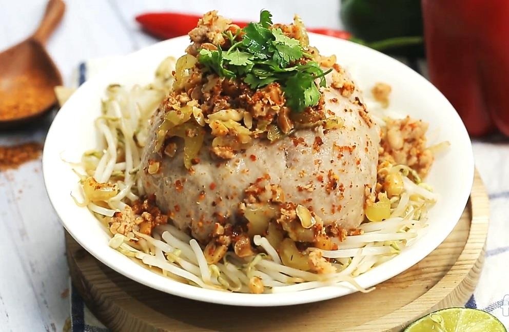 Toi nay an gi: Doi vi voi mon thit heo vien kieu Thai hinh anh