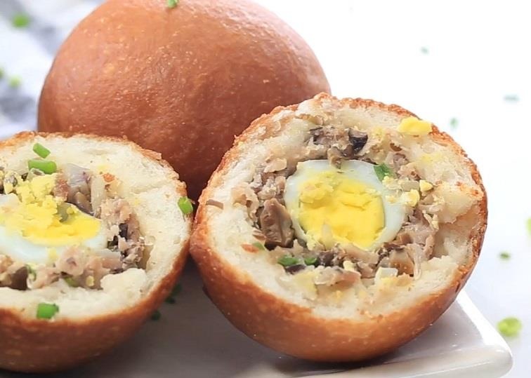 Cach lam banh bao chien thom ngon an thay com chong ngay hinh anh